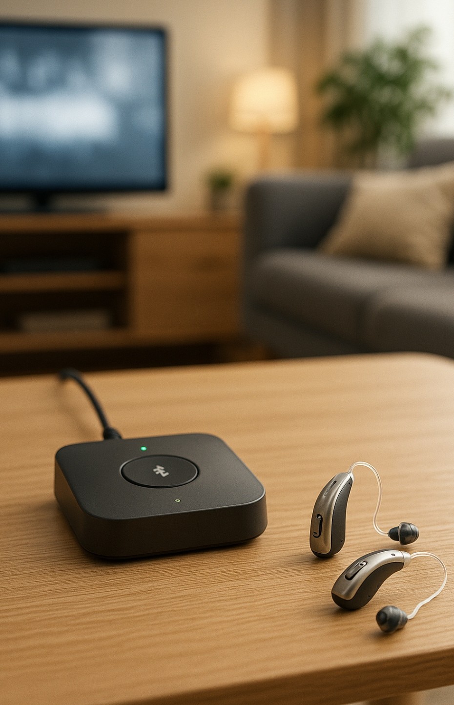 TV-Adapter für Hörgeräte.